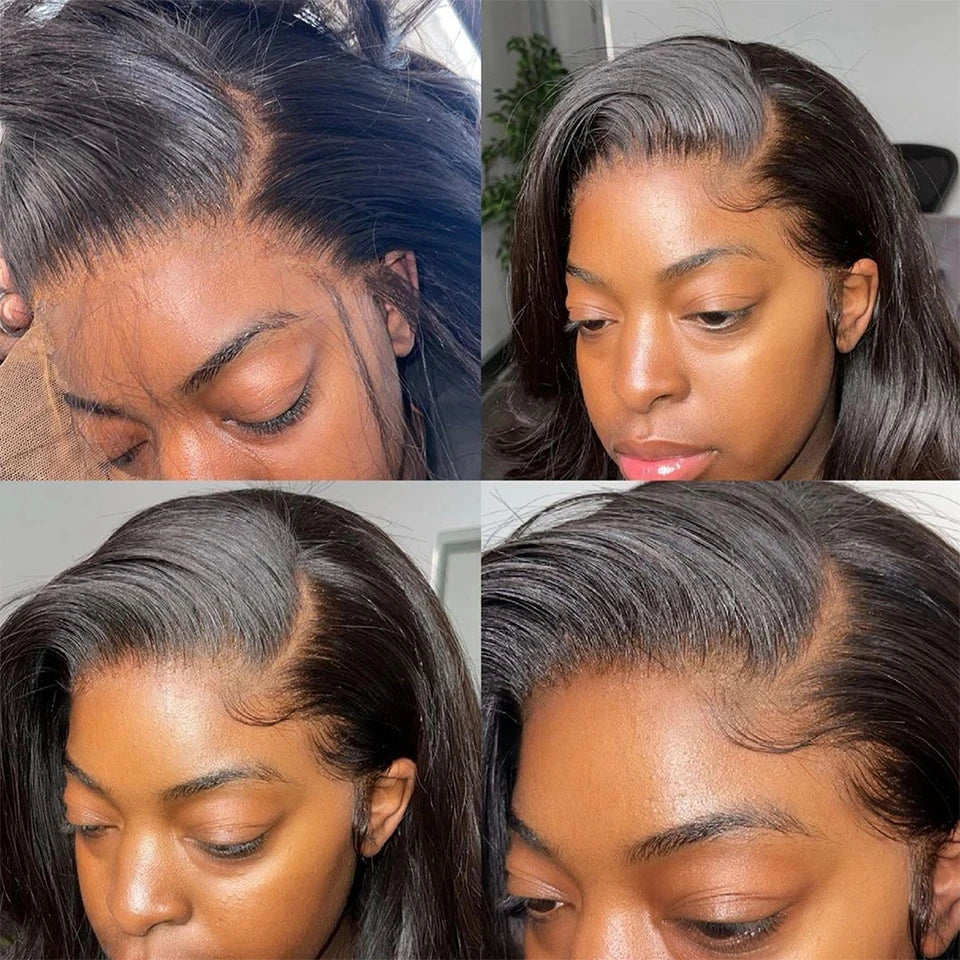 13x4 Lace Front Human Hair Straight Wigs 13x6 HD Lace Frontal Wigs Brazilian 200 High Density Wigs 4x4 5x5 Closure Glueless Wigs