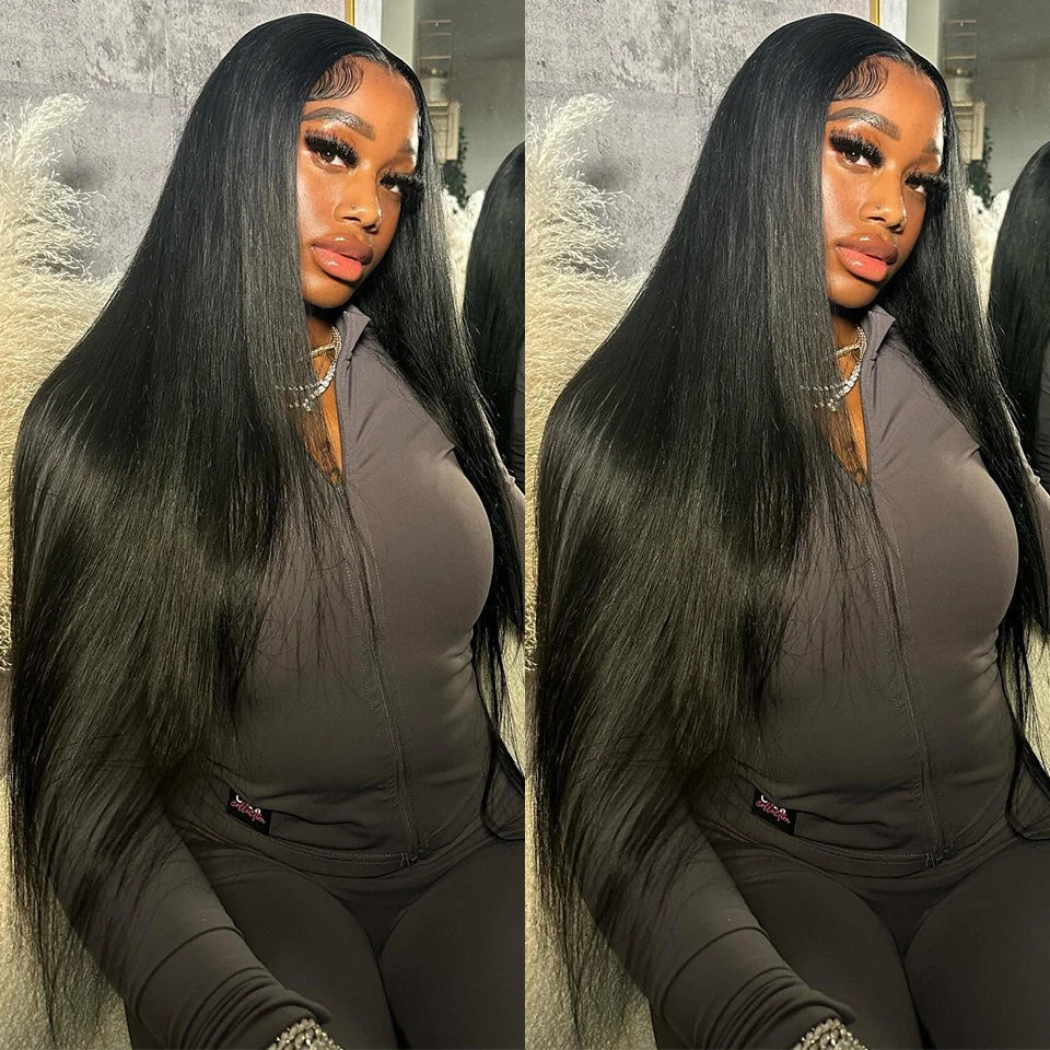 13x4 Lace Front Human Hair Straight Wigs 13x6 HD Lace Frontal Wigs Brazilian 200 High Density Wigs 4x4 5x5 Closure Glueless Wigs