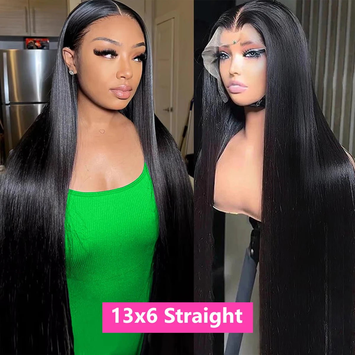 13x4 Lace Front Human Hair Straight Wigs 13x6 HD Lace Frontal Wigs Brazilian 200 High Density Wigs 4x4 5x5 Closure Glueless Wigs