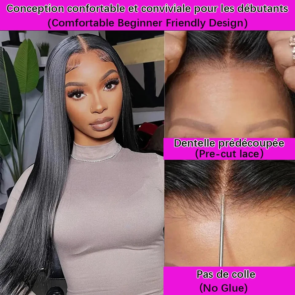 13x4 Lace Front Human Hair Straight Wigs 13x6 HD Lace Frontal Wigs Brazilian 200 High Density Wigs 4x4 5x5 Closure Glueless Wigs