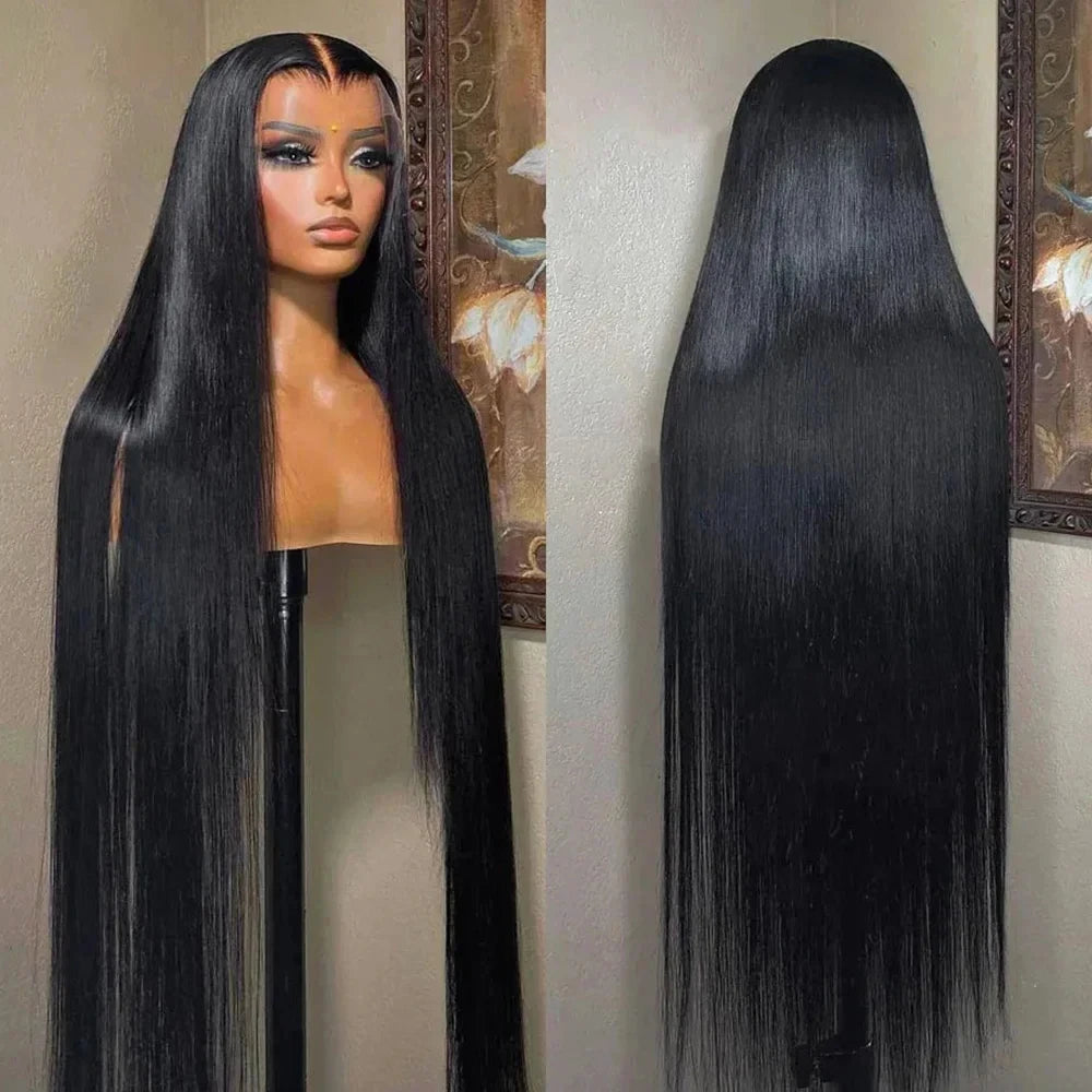 13x4 Lace Front Human Hair Straight Wigs 13x6 HD Lace Frontal Wigs Brazilian 200 High Density Wigs 4x4 5x5 Closure Glueless Wigs