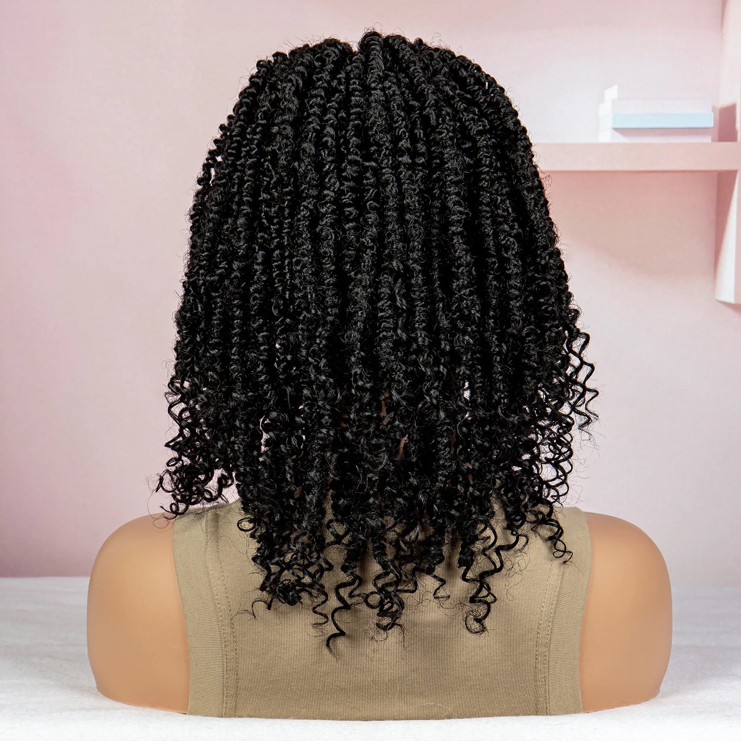 Dreadlocks Braided Wigs Lace Front Braided Wigs Short Box Braided Wigs for Women with Baby Hair Ombre Lace Braids Wigs