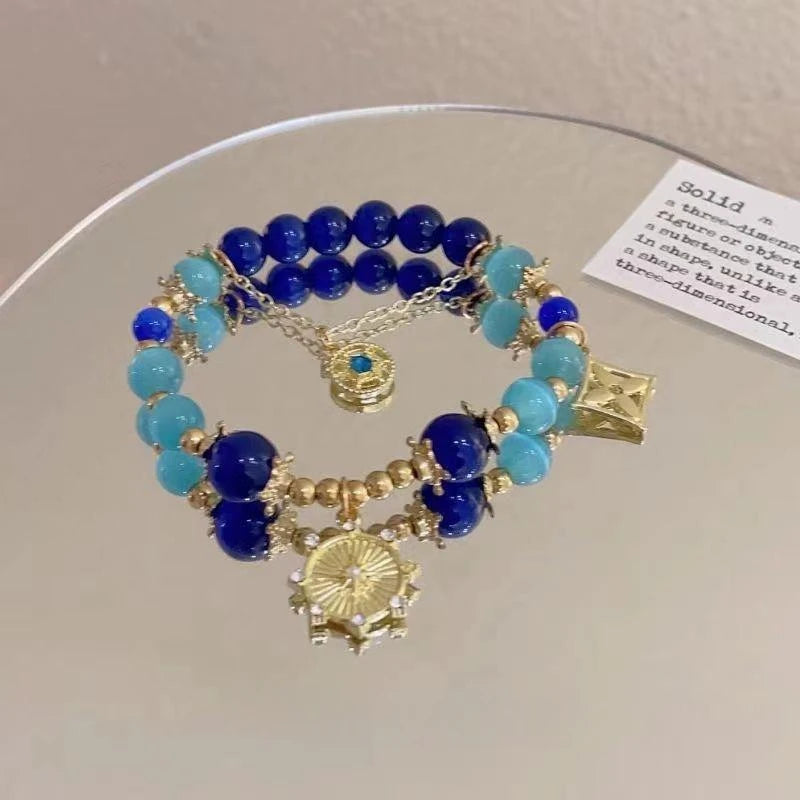 Genshin Impact Nahida Wanderer Cosplay Bracelet Buer Lesser Lord Kusanali Women Leaf Pendant Bracelets Jewelry Accessories Gifts