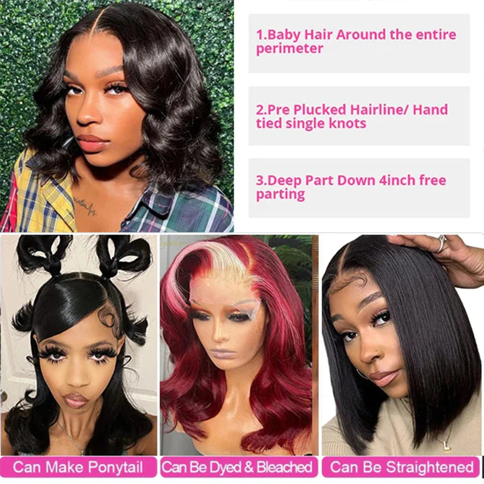 Go Glueless HD Bob Wig