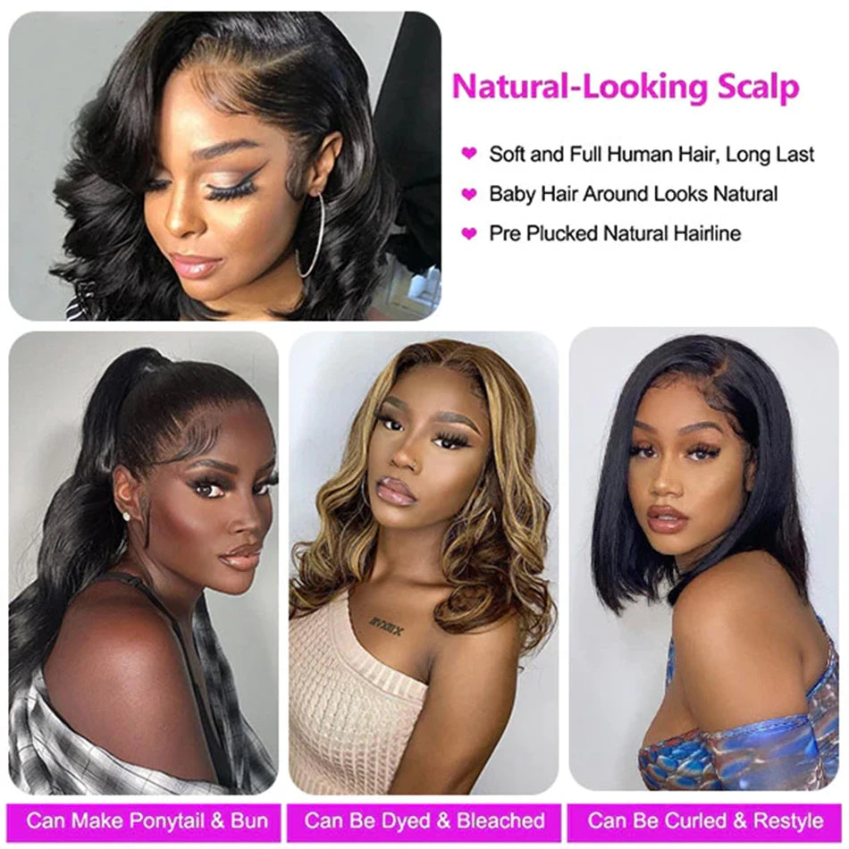 Go Glueless HD Bob Wig