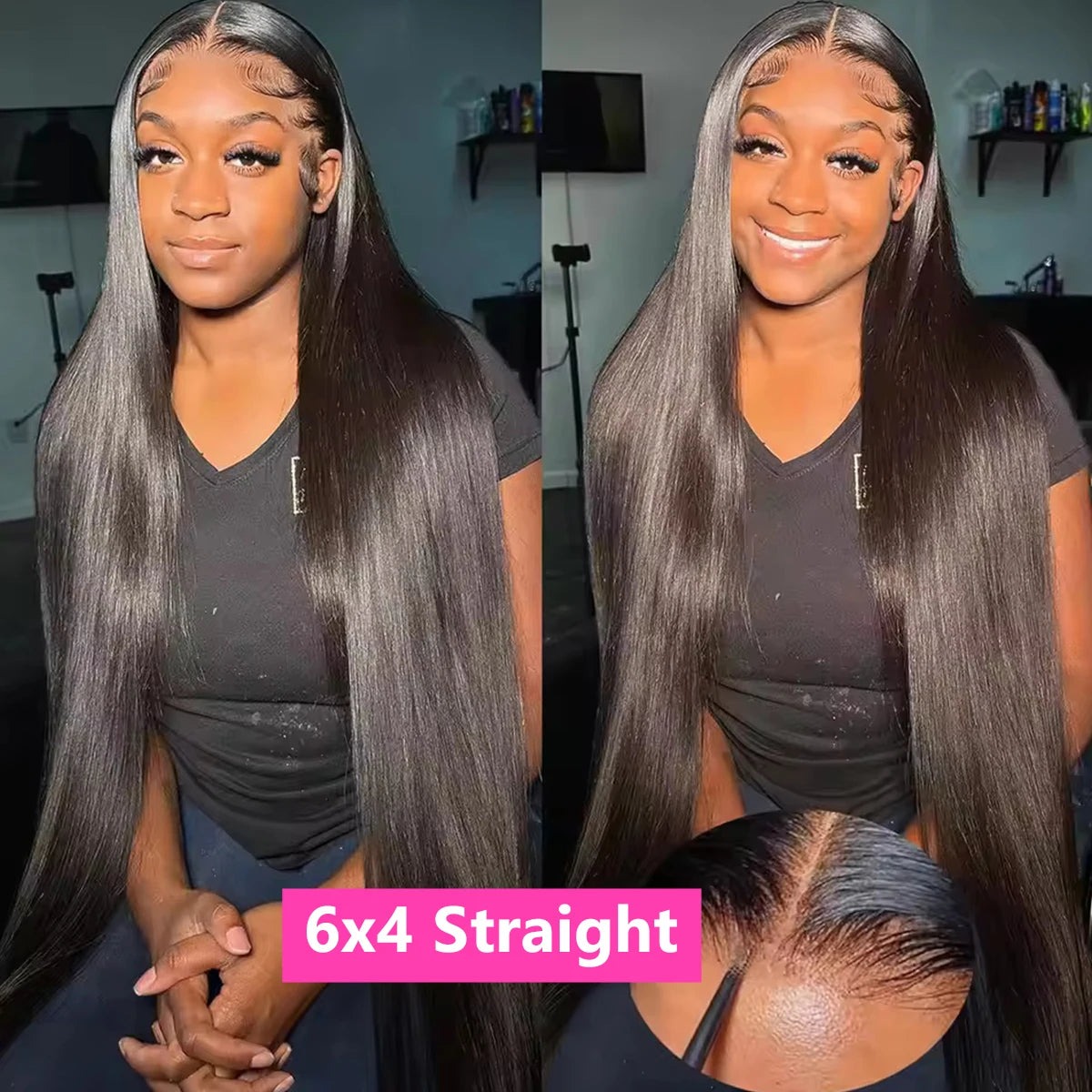 13x4 Lace Front Human Hair Straight Wigs 13x6 HD Lace Frontal Wigs Brazilian 200 High Density Wigs 4x4 5x5 Closure Glueless Wigs