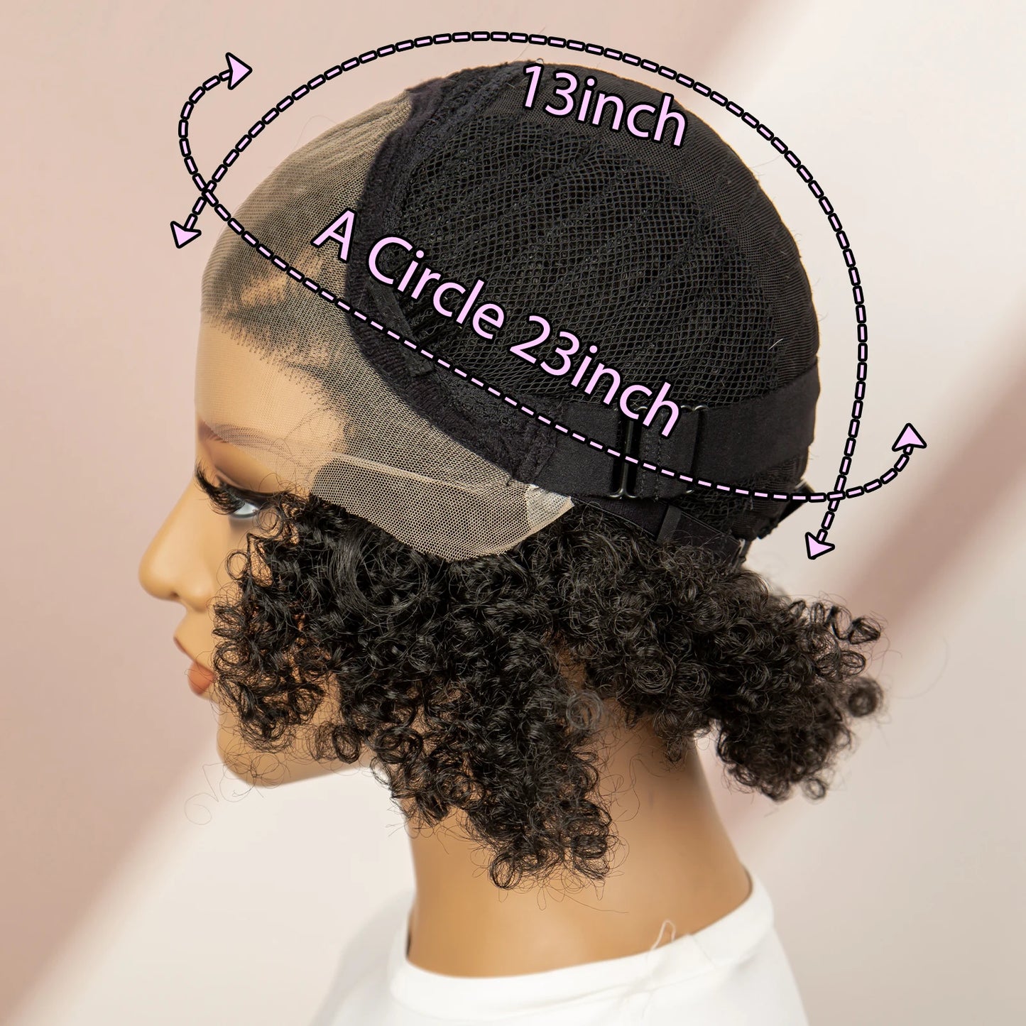 Afro Curly Short Braided Wigs for Black Women