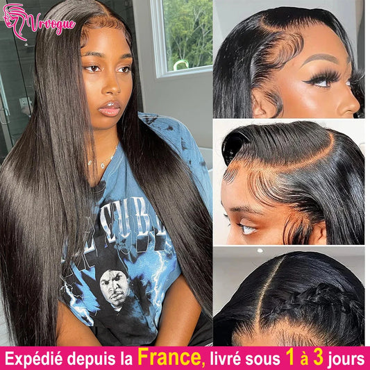 13x4 Lace Front Human Hair Straight Wigs 13x6 HD Lace Frontal Wigs Brazilian 200 High Density Wigs 4x4 5x5 Closure Glueless Wigs
