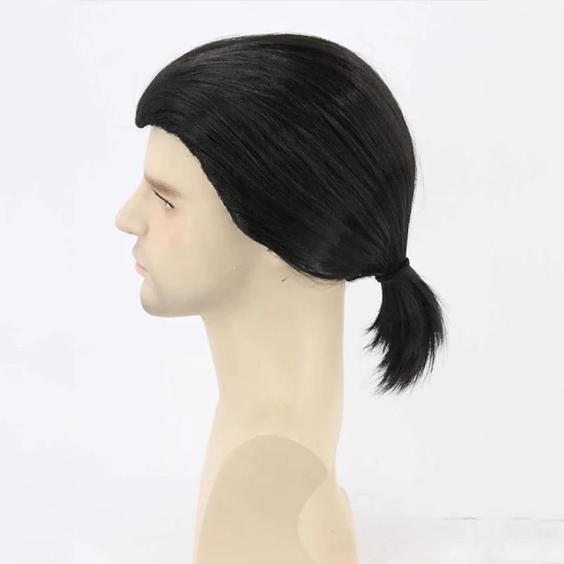 HAIRJOY Vampire Wig  Black Short Cosplay Wigs for Men Synthetic Wigs Black Straight Wigs